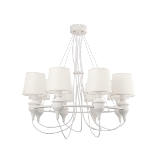 Люстра подвесная Arte Lamp A3326LM-8WH Sergio E14 8x40W IP20