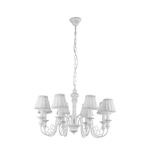Люстра подвесная ARTE LAMP A3400LM-8WH VILLAGGIO Е14 8х25W 230V