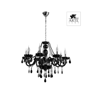Люстра подвесная ARTE LAMP A3964LM-8BK TEATRO 230V
