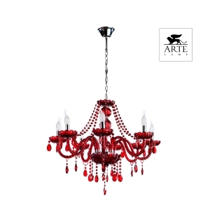 Люстра подвесная ARTE LAMP A3964LM-8RD TEATRO 230V