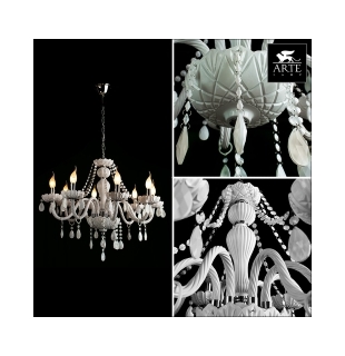 Люстра подвесная ARTE LAMP A3964LM-8WH TEATRO Е14 8х60W 230V