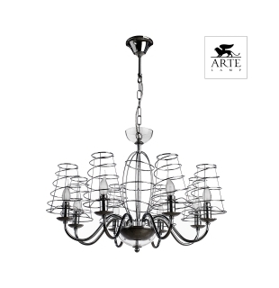 Люстра подвесная Arte Lamp A4320LM-8CC CAGE Е14 8х40Вт 230В