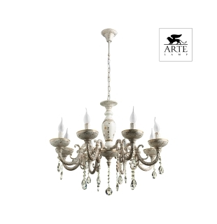 Люстра подвесная Arte Lamp A5335LM-8WG DUBAI Е14 8х60Вт 230В