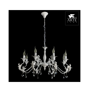 Люстра подвесная Arte Lamp A5349LM-8WH ANGELINA Е14 8х40Вт 230В