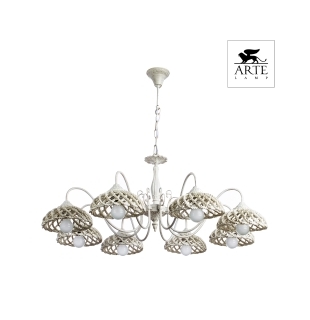 Люстра подвесная Arte Lamp A5358LM-8WG TWISTED Е27 8х60Вт 230В