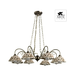 Люстра подвесная Arte Lamp A5387LM-8AB CARVED Е27 8х60Вт 230В