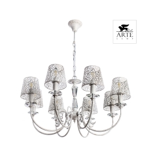Люстра подвесная ARTE LAMP A5468LM-8WG RAGNATELA 8xE27 60W 220V IP20