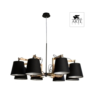 Люстра подвесная ARTE LAMP A5700LM-8BK PINOCCIO Е14 8х40W 230V