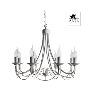Люстра подвесная Arte Lamp A6300LM-8WG MAYPOLE Е14 8х60Вт 230В