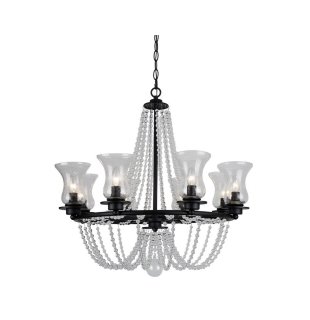 Люстра подвесная ARTE LAMP A6586LM-8BK MALIA 8xE14 40W 220V IP20