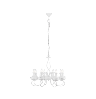Люстра подвесная Arte Lamp A6819LM-8WH VASO Е14 8х60Вт 230В
