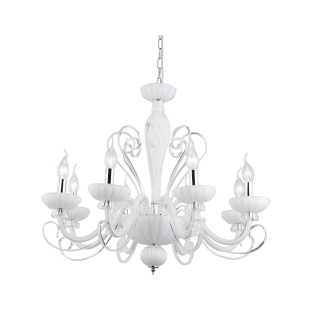 Люстра подвесная Arte Lamp A7195LM-8WH Odetta E14 8x40W IP20