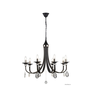 Люстра подвесная Arte Lamp A8540LM-8BK DALLAS Е14 8х40Вт 230В