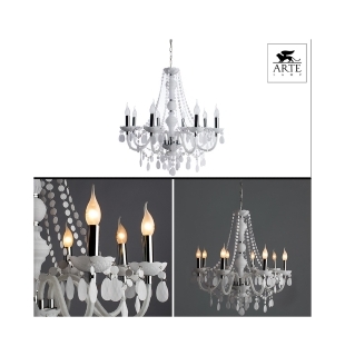 Люстра подвесная ARTE LAMP A8888LM-8WH MORRIS Е14 8х60W 230V