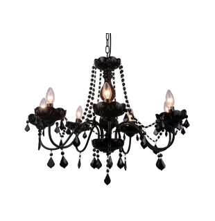 Люстра подвесная Arte Lamp A8918LM-7BK Odillia E14 7x40W IP20