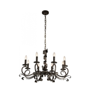 Люстра подвесная ARTE LAMP A8952LM-8BG ARENA 8xE14 40W 230V