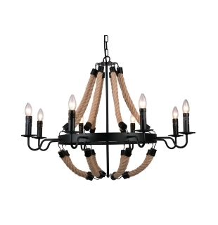 Люстра подвесная Arte Lamp A8956LM-8BK Marsiglia E14 8x40W IP20