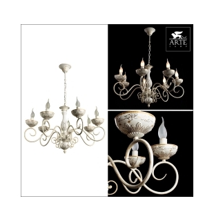 Люстра подвесная Arte Lamp A9594LM-7WG LUCIA Е14 7х40Вт 230В