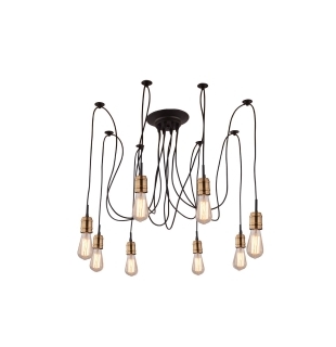 Подвес Arte Lamp A4290SP-7BK Mazzetto E27 7x40W IP20