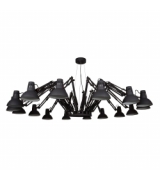 Люстра подвесная Arte Lamp A2043SP-16BK Ragno E27 16x40W IP20