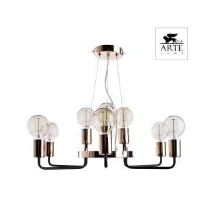 Люстра подвесная ARTE LAMP A6001LM-9BK GELO 9xE27 40W 220V IP20