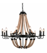 Люстра подвесная Arte Lamp A8956LM-12BK Marsiglia E14 12x40W IP20