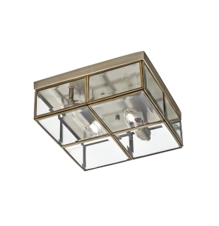 Светильник настенно-потолочный Arte Lamp A6769PL-2AB Scacchi E14 2x40W IP20