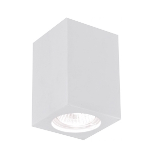 Накладной гипсовый спот ARTE LAMP A9264PL-1WH TUBO GU10 1х35W 220V IP20