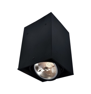 Накладной потолочный спот ARTE LAMP A5936PL-1BK CARDANI 1xG5,3 50W 220V IP20