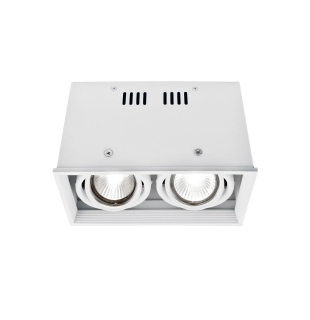 Накладной потолочный спот ARTE LAMP A5942PL-2WH CARDANI 2xGU10 50W 220V IP20