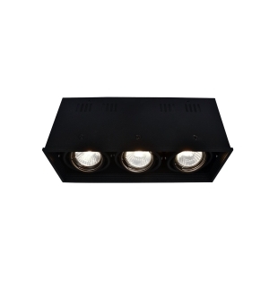 Накладной потолочный спот ARTE LAMP A5942PL-3BK CARDANI 3xGU10 50W 220V IP20