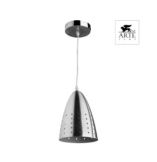 Подвес ARTE LAMP A4081SP-1SS LUCIDO 1xE27 40W 220V IP20