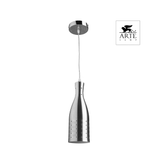 Подвес ARTE LAMP A4082SP-1SS LUCIDO 1xE27 40W 220V IP20