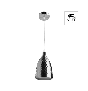 Подвес ARTE LAMP A4083SP-1SS LUCIDO 1xE27 40W 220V IP20