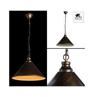 Подвес ARTE LAMP A9330SP-1BR CONE 1xE27 75W