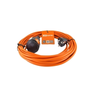 Удлинитель-шнур силовой УШ6 TDM (штепс. гнездо, 20м ПВС 2х0,75)